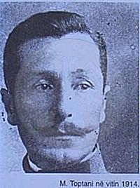 28th October 1897, was imprisoned by ottomans the patriot Murat Toptani