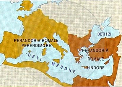 1 Nëntor 395, ndarja e Perandorisë Romake