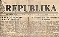 24th October 1923, the first issue of the newspaper “Republika”