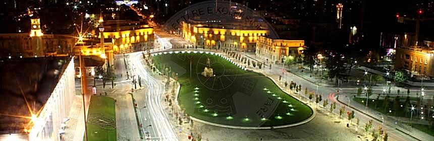 11 November 1921, the illumination of  Tirana with electric light