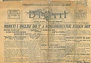 February 15th, 1908, was published the first number of the newspaper “Dielli” of Boston