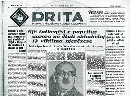 January 3rd, 1961, was published the first number of “Drita” newspaper