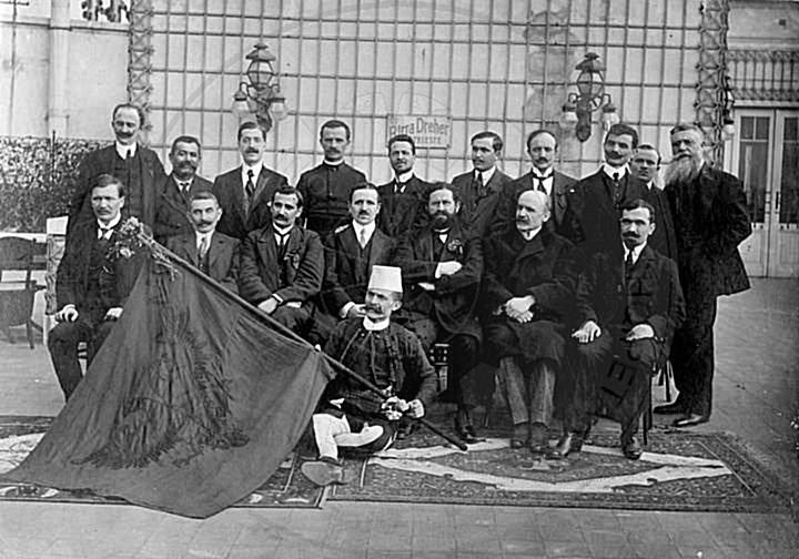 1 March 1913, was held in Trieste the Great Congress of Albanian colonies; chairman Faik Konica