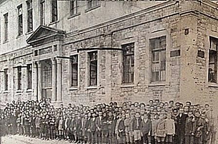 February 21st, 1924, big strikes of teachers throughout Albania