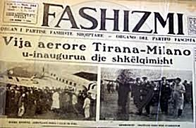 3 April 1939, on the beginning of the Italian invasion, the Albanian press was occupied by fascist propaganda