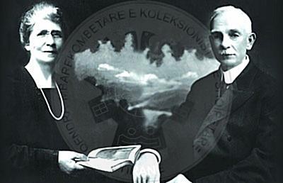 26 March 1908, arrived in Korca the Protestant charitable missionaries Pineas and Violet Kennedy