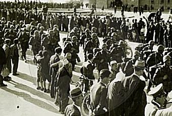 3 April 1939, the patriotic show in cinema Gloria brought strong anti-fascist demonstrations in Tirana