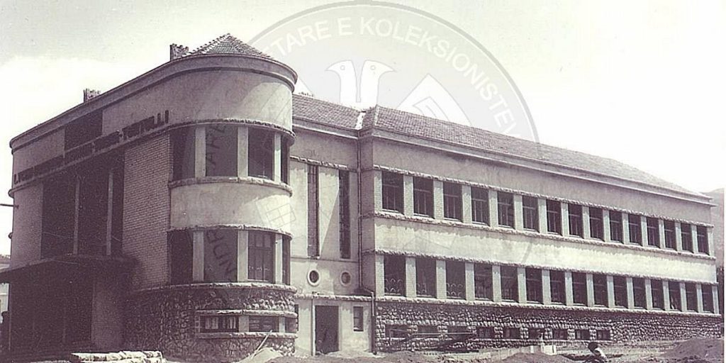 15 April 1937, the philanthropist Thoma Turtulli laid the first stone in the foundation of Korca National Lyceum building