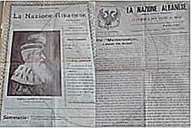 30 April 1897, “La nacione Albanese”, published the memorandum on the Albanian issue