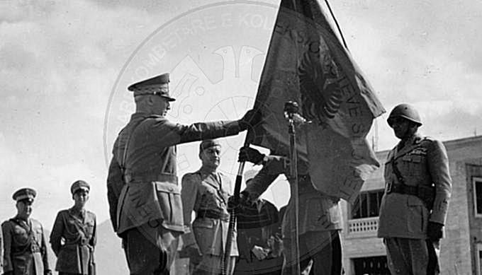 20 April 1939,  Fejzi Alizoti and Jacomon signed the customs union of Albania with Italy