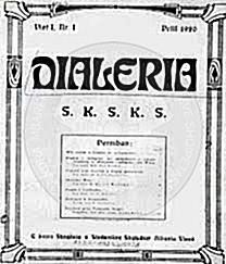 8 April 1920, the Albanian students published in Vienna the first number of the magazine “Djaleria”