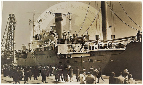 18 June 1914, in the ports of Durres and Shengjin, anchored English and French warships