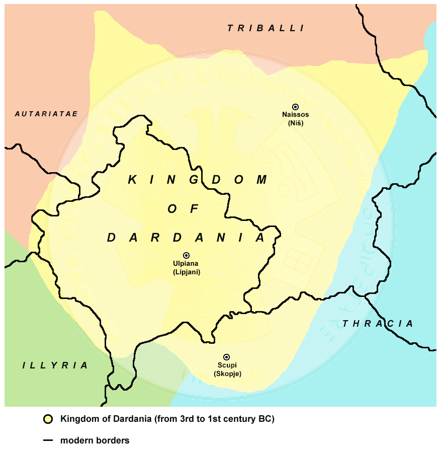 6 July 518, by an earthquake in Dardania, 24 cities collapsed and among them the capital of Dardania, Skupos