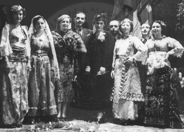 16 Shtator 1937,  Jorgjie Truja, Marie Kraja dhe Tefta Tashko; koncert në Bari