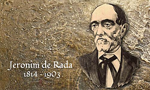 1st October 1895, Jeronim de Rada, held the first Congress of the Albanian Language for the italo-albanian in Italy