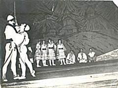 11 May 1952, on the stage of the National Theater in Tirana, gave the premiere of the drama “Marriage with dowry”