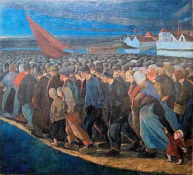 16 May 1940 workers went on strike, working to build the airport near Berat