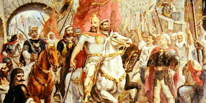 8 January 1462, the return of Skanderbeg after his victory in Italy